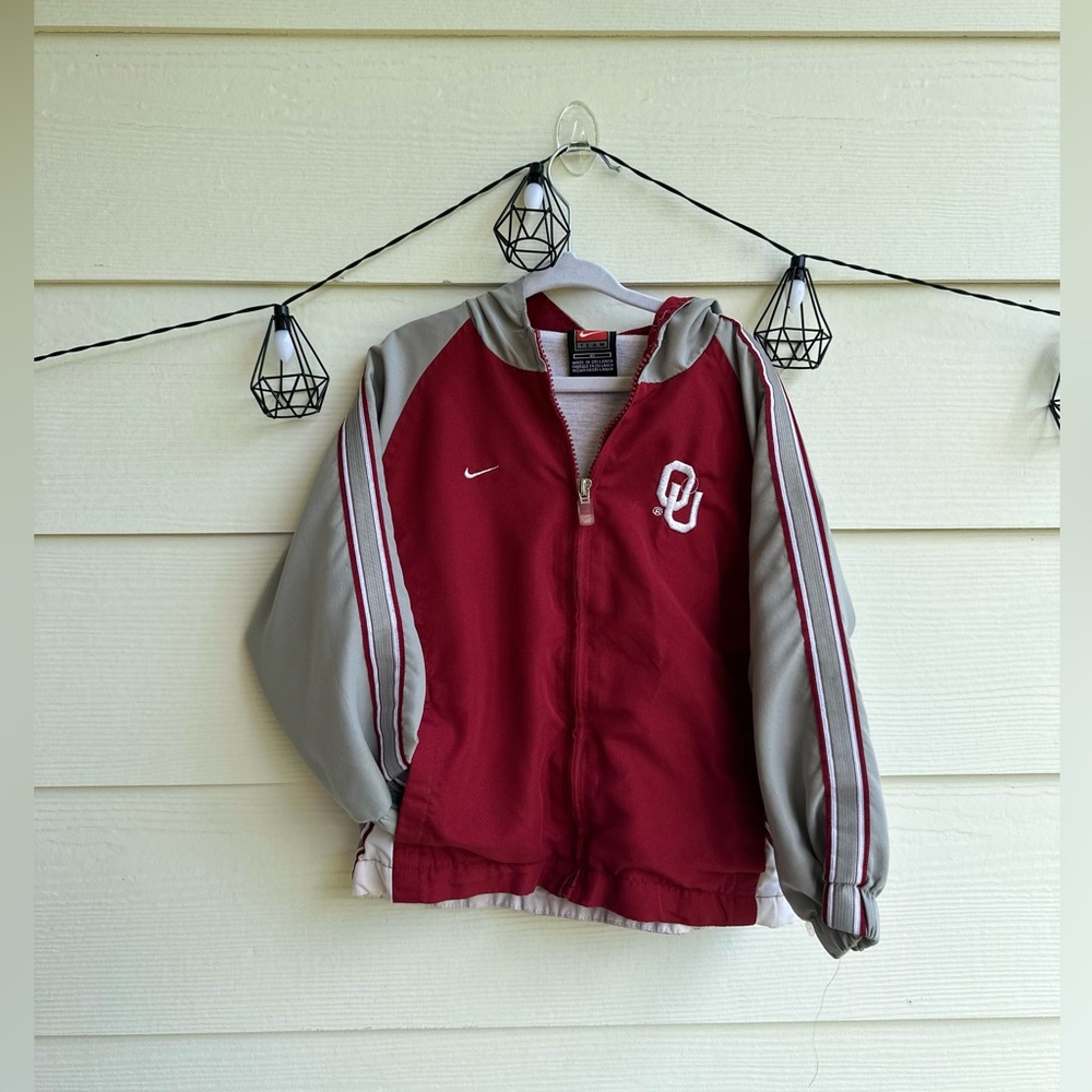 Nike Red and Gray Team Jacket